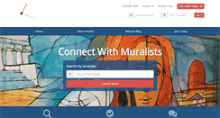Desktop Screenshot of findamuralist.com