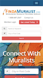 Mobile Screenshot of findamuralist.com